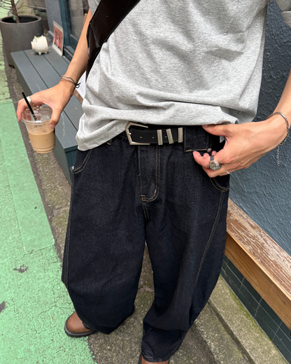 【発売予定】ミニマルデザインブラックベルト GC0154