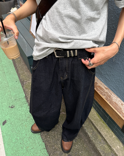 【発売予定】ミニマルデザインブラックベルト GC0154