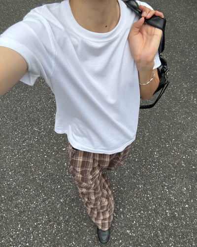 パンクチェックチェーンカーゴパンツ GC0166