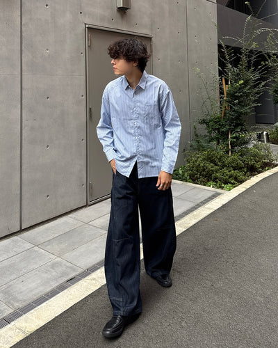 リラックスフィットストライプシャツ GC0181