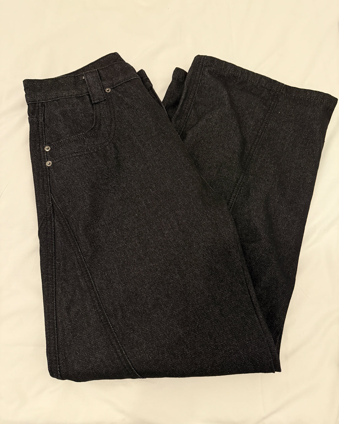 リジットワイドラインデニムパンツ GC0198