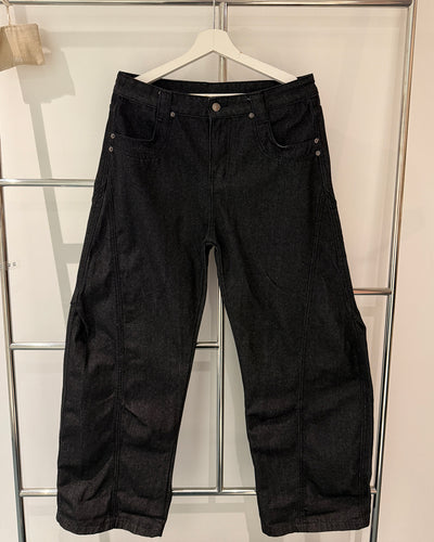 リジットワイドラインデニムパンツ GC0198