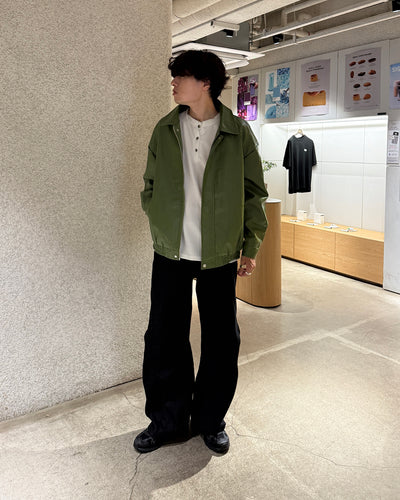 リジットワイドラインデニムパンツ GC0198