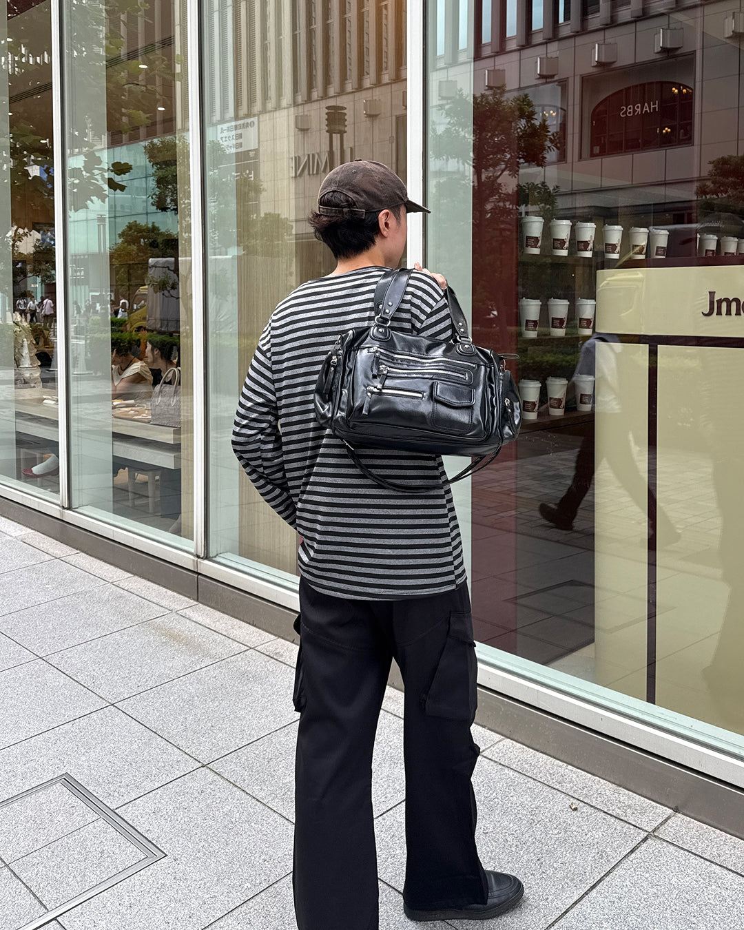 ラウンドネックカジュアルボーダー GC0201