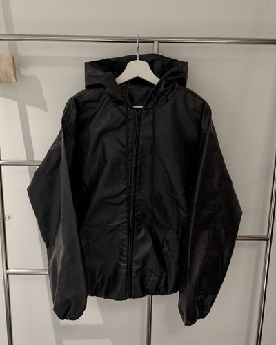 レザーライクジップアップフーディ GC0252