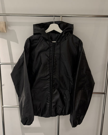 レザーライクジップアップフーディ GC0252