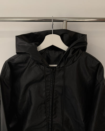 レザーライクジップアップフーディ GC0252