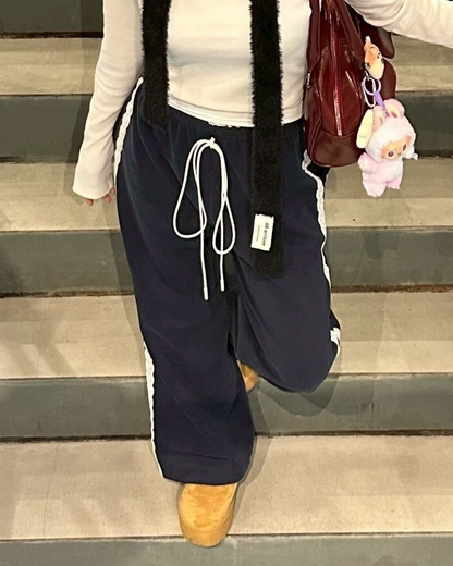 ルーズストライプ スポーツパンツ GG0006