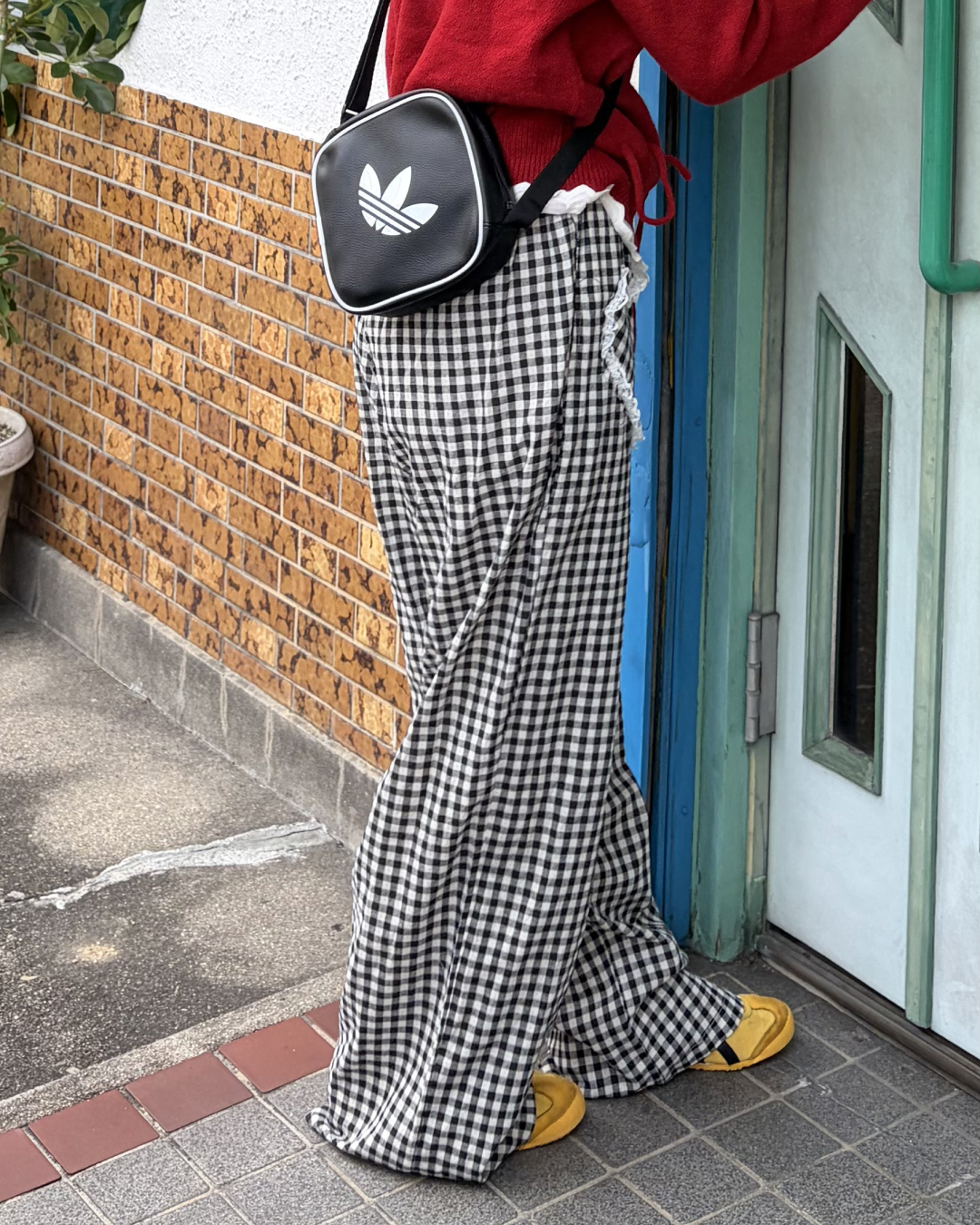 ハートデザインチェックパンツ GG0020