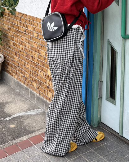 ハートデザインチェックパンツ GG0020