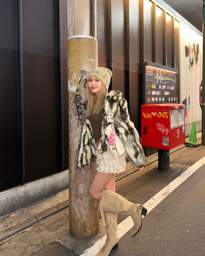 スウェードベルトポイントルーズブーツ
GM0095