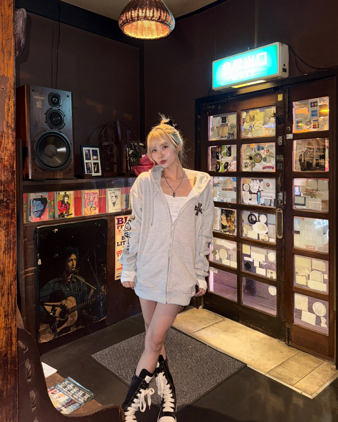 スリーブデザインオーバーサイズフードパーカー
GM0113