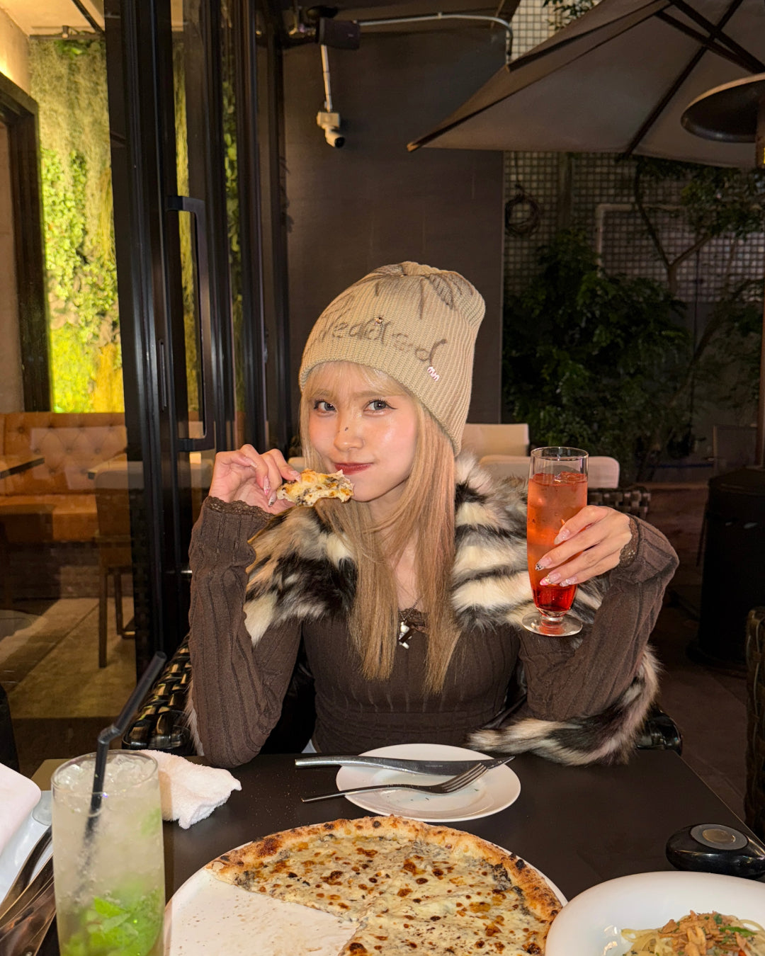 スプレーデザインニット帽
GM0129