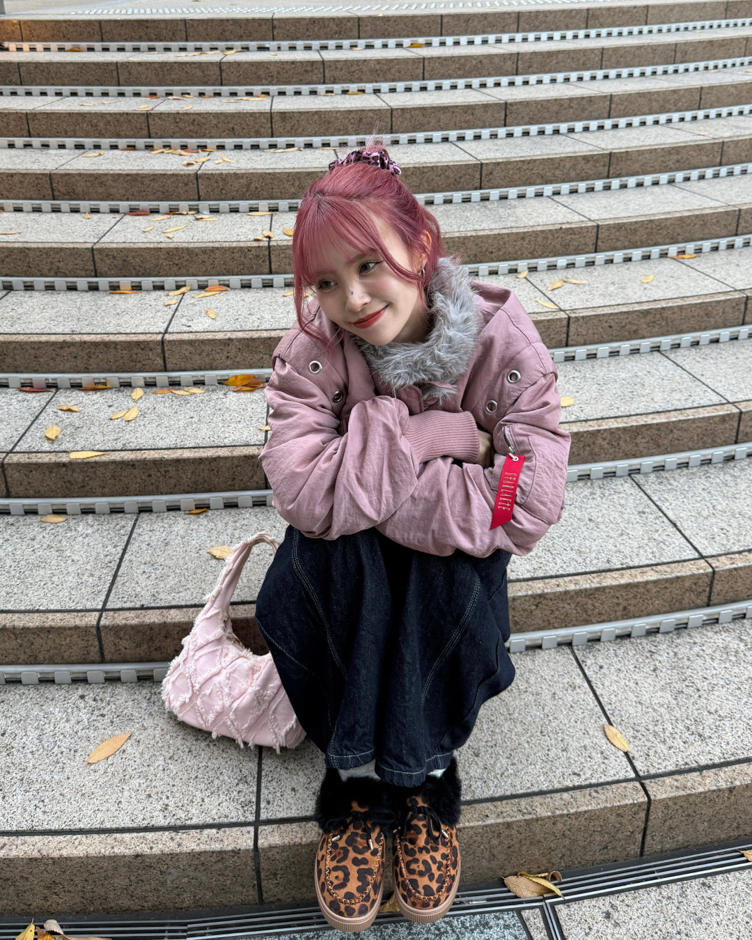 レオパード柄厚底ファーデザインローファー GM0133 – YOLO（ヨロ