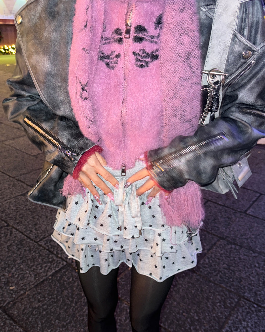 星柄キュロットフリルショートスカート
GM0135