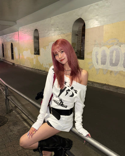 オフショルタイトミニワンピース
GM0136