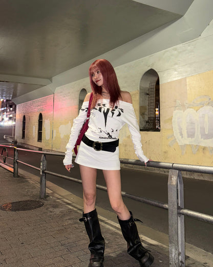 オフショルタイトミニワンピース
GM0136