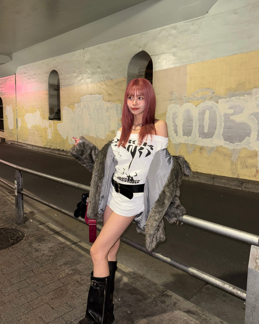 オフショルタイトミニワンピース
GM0136