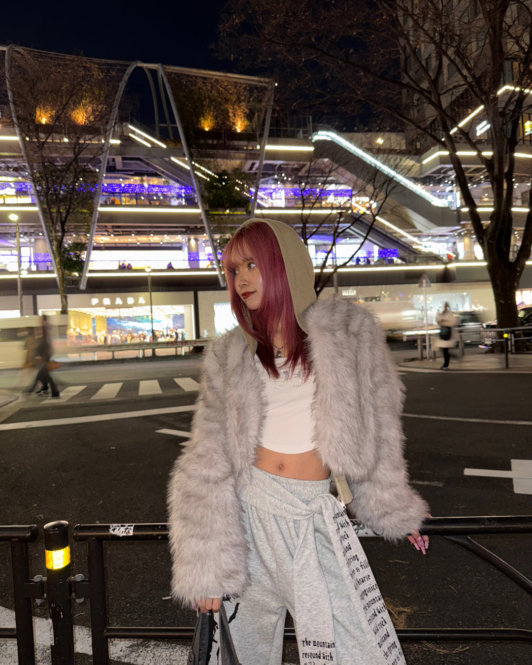 ウエストリボンデザインプリントスウェットパンツ
GM0143