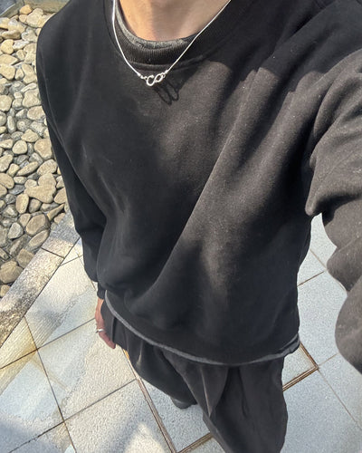 ルーズショート丈トレーナー GN0003