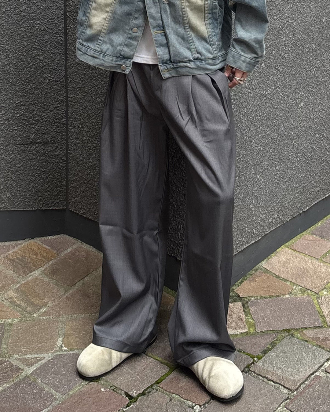 シザーワイドパンツ GN0008