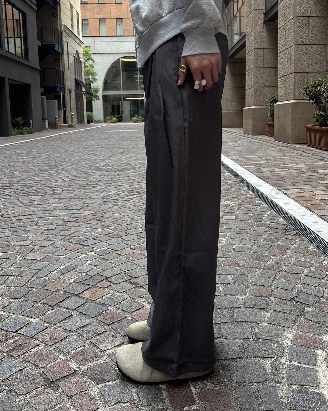 シザーワイドパンツ GN0008