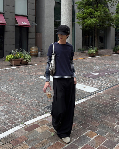 フェイクレイヤードルーズロンT GN0014
