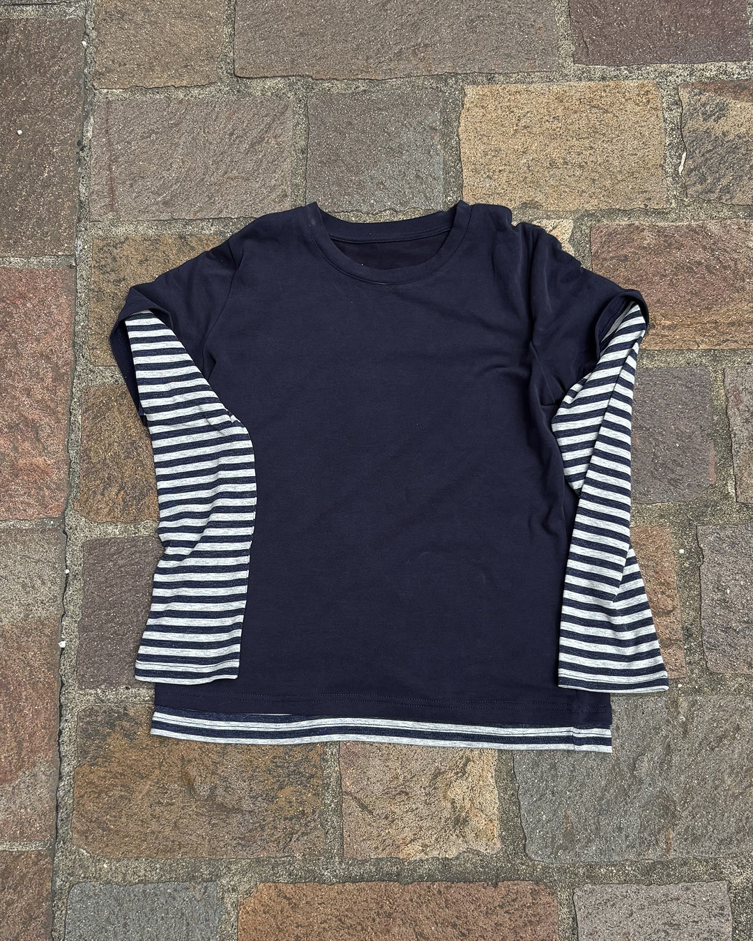 フェイクレイヤードルーズロンT GN0014