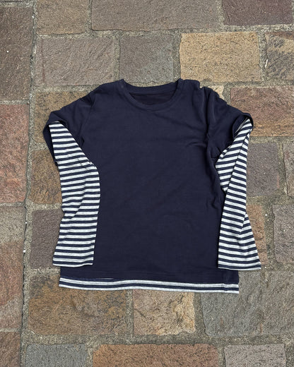 フェイクレイヤードルーズロンT GN0014