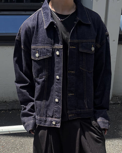 ルーズシルエットベーシックデニムジャケット GN0016