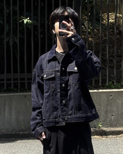 ルーズシルエットベーシックデニムジャケット GN0016