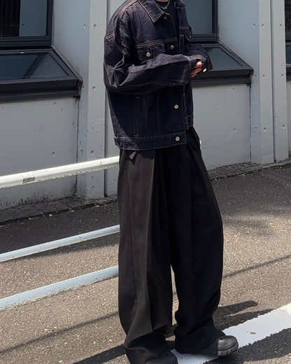 ルーズシルエットベーシックデニムジャケット GN0016