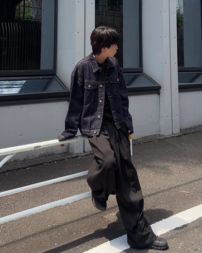 ルーズシルエットベーシックデニムジャケット GN0016