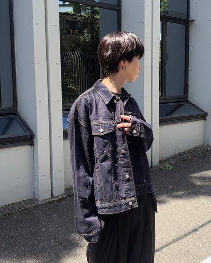 ルーズシルエットベーシックデニムジャケット GN0016