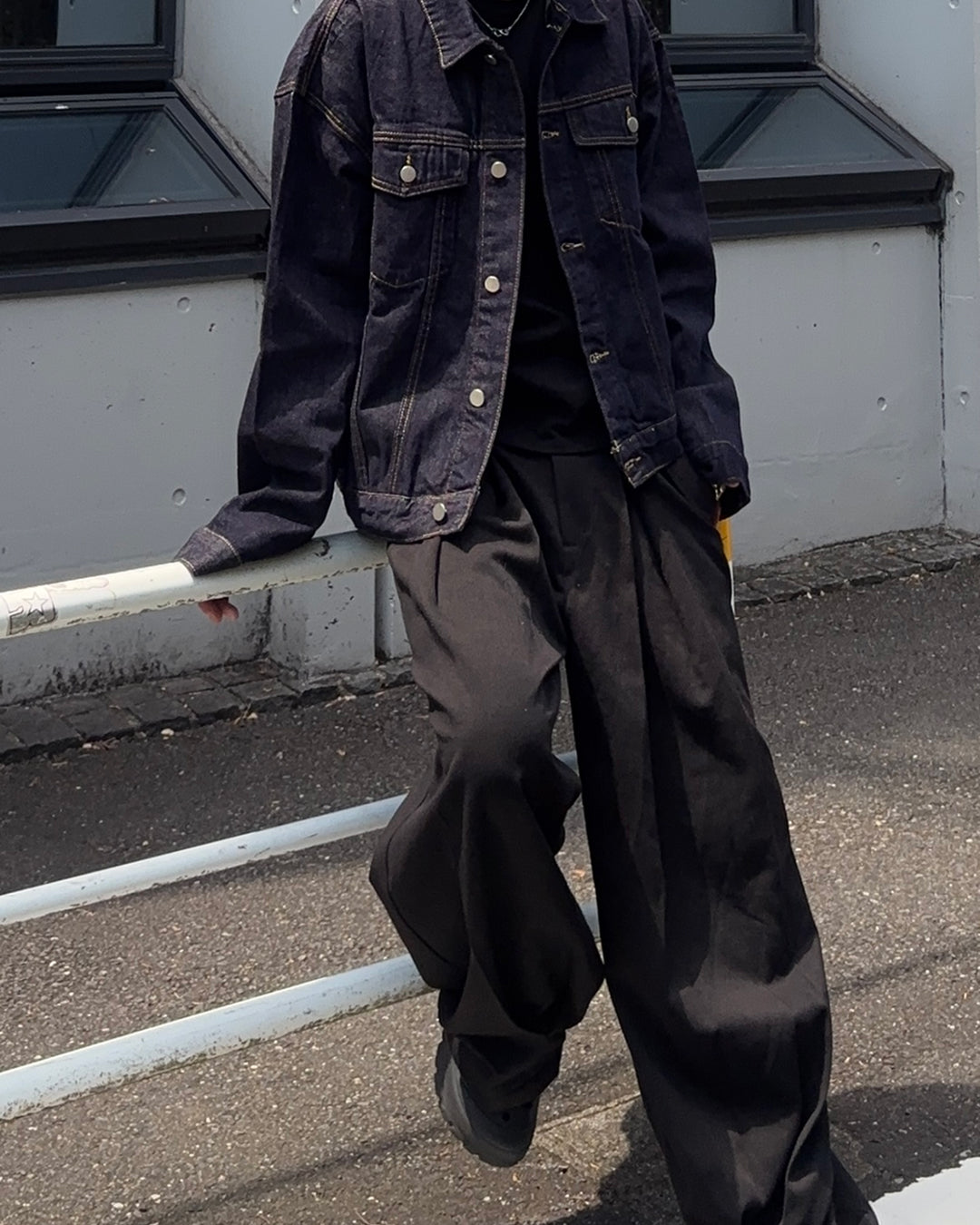 ルーズシルエットベーシックデニムジャケット GN0016