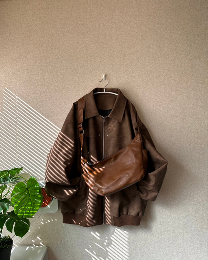 Brown vintage jacket HA0007