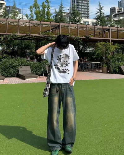 フットプリントTシャツ HA0039