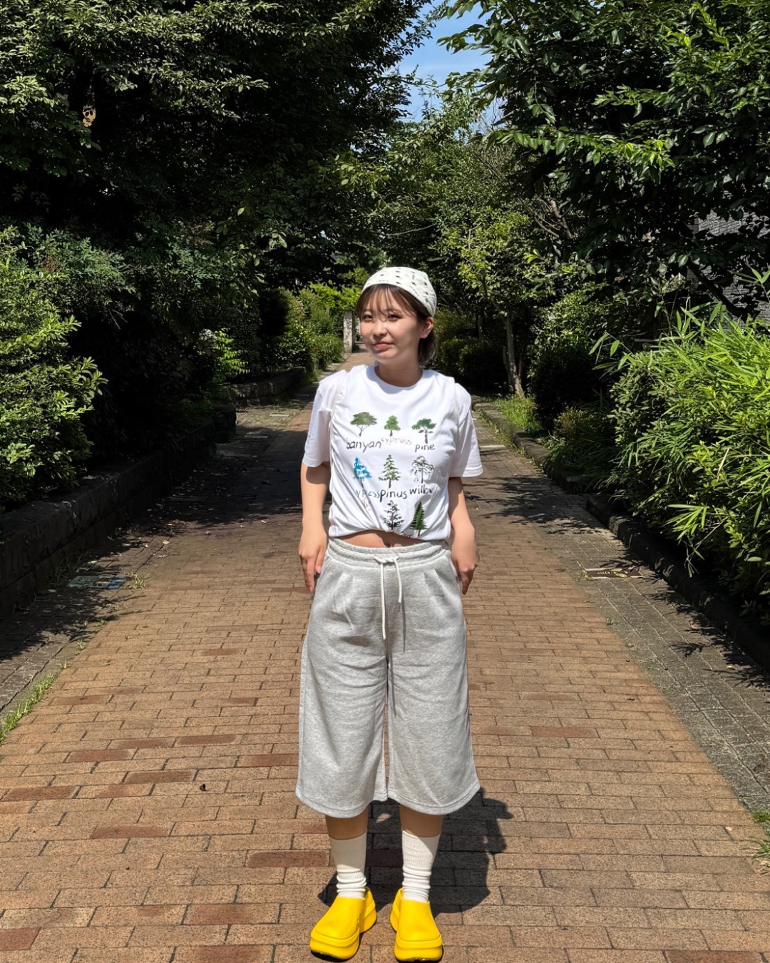 ツリープリントTシャツ HD0013