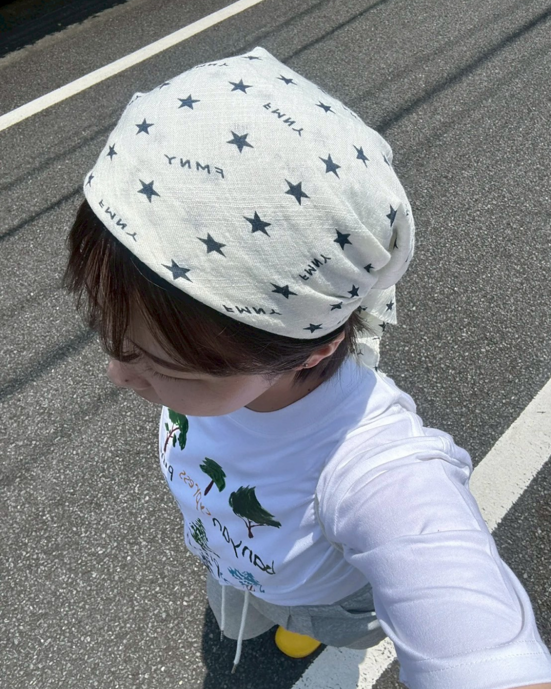 ツリープリントTシャツ HD0013