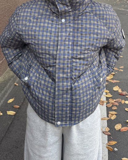 チェック柄ダウン HD0082