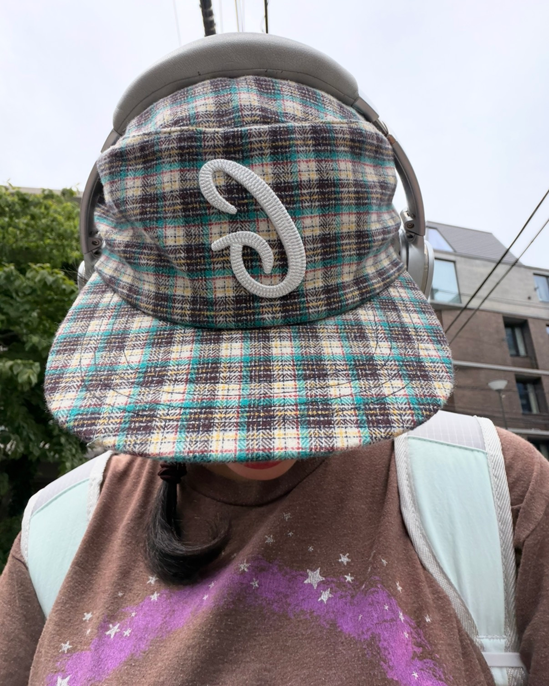 チェックフラットキャップ
HN0027