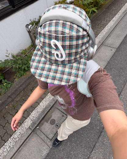チェックフラットキャップ
HN0027