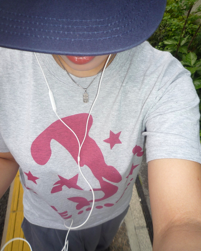 ラウンドネックサマーTシャツ
HN0069