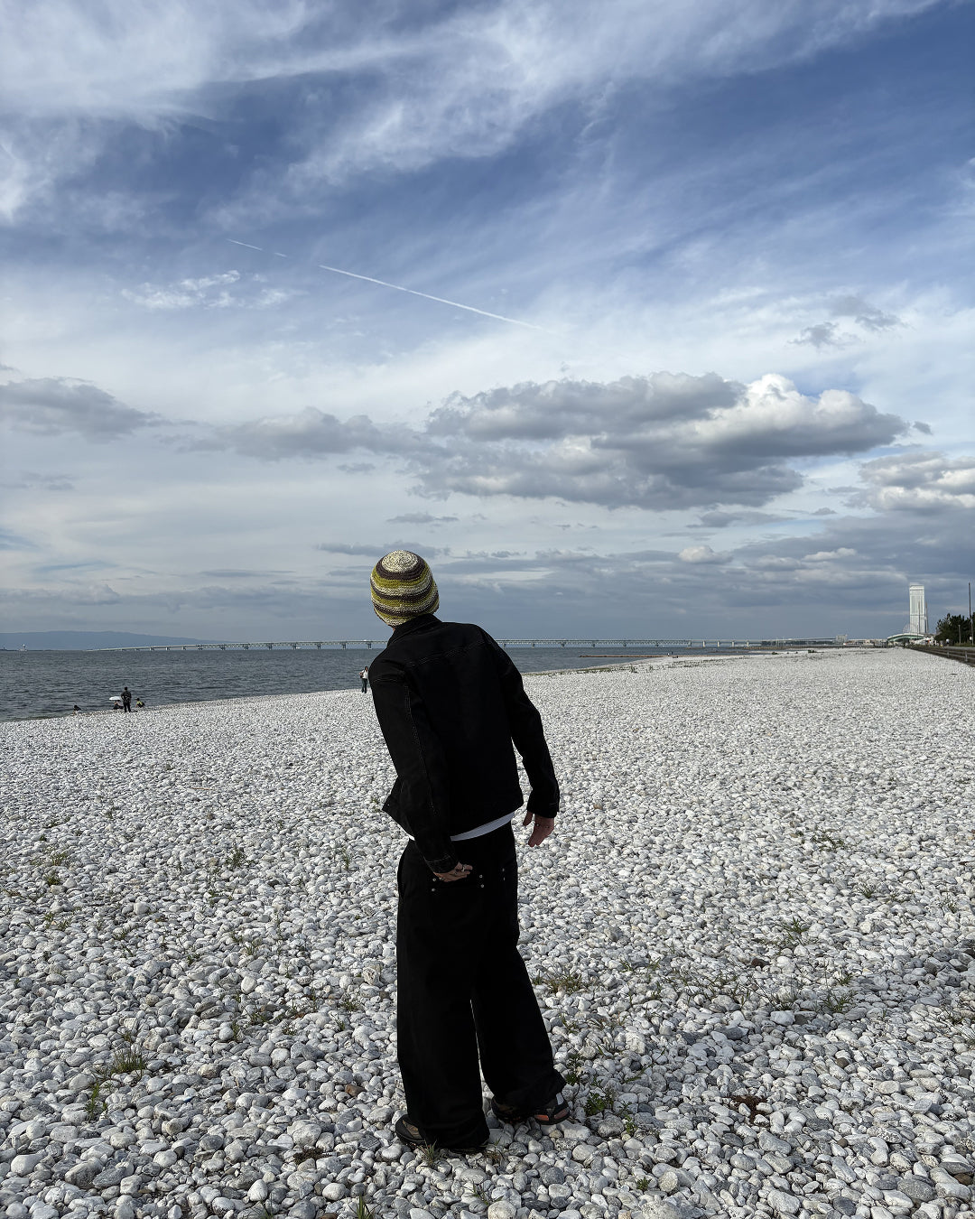 マルチボーダーニットバケットハット HR0053
