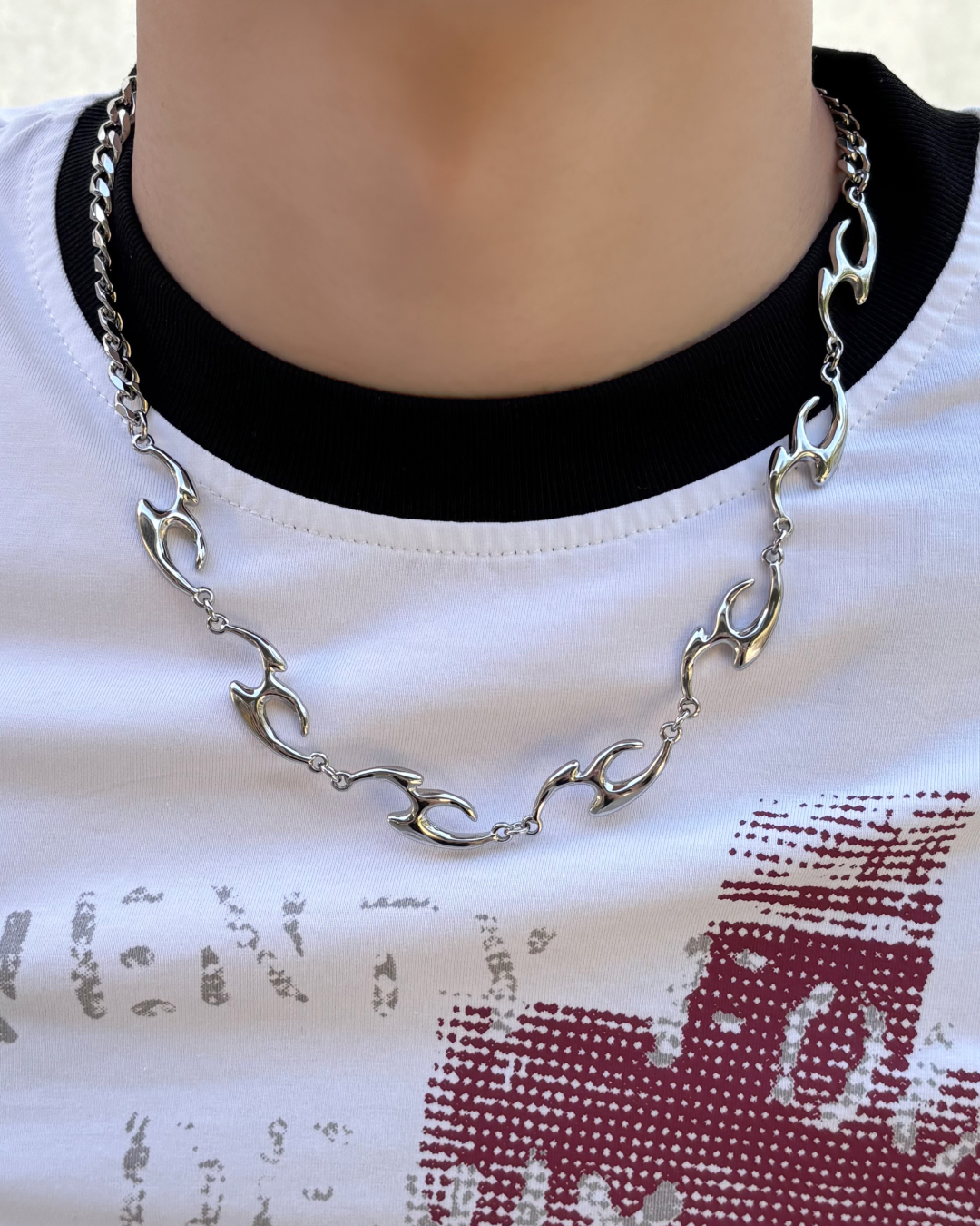 デザインチェーンネックレス HS0009