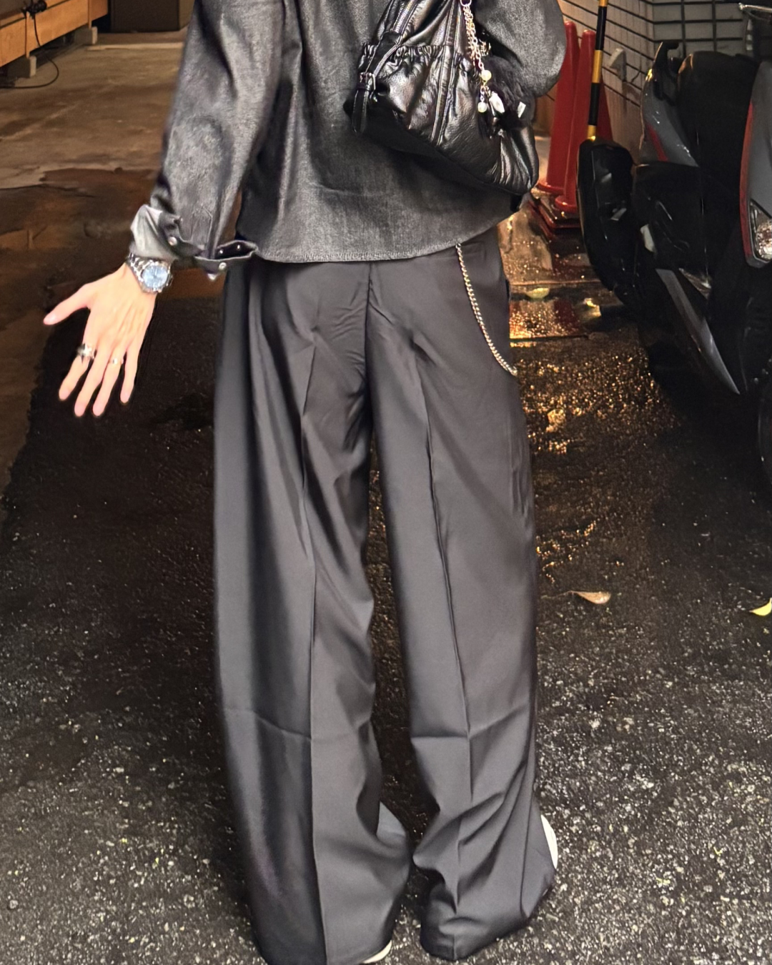 ストレートカットパンツHS0029