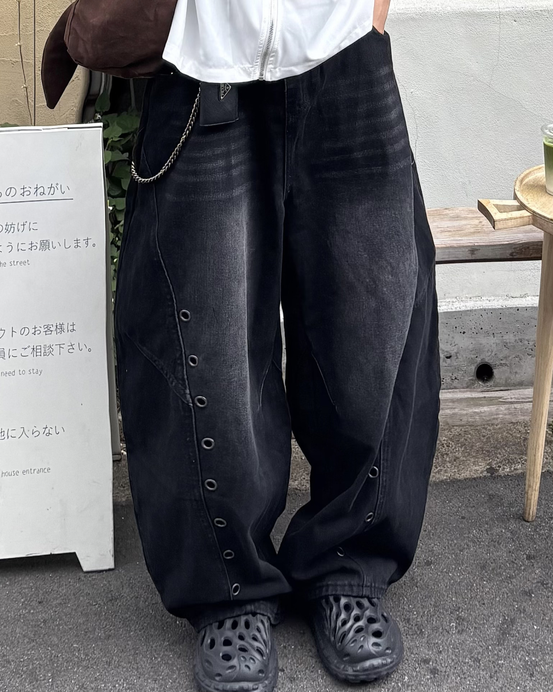 ホールデザインカーブパンツ HS0046