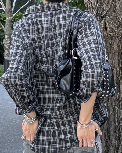 ラインスタッズバッグ HS0069