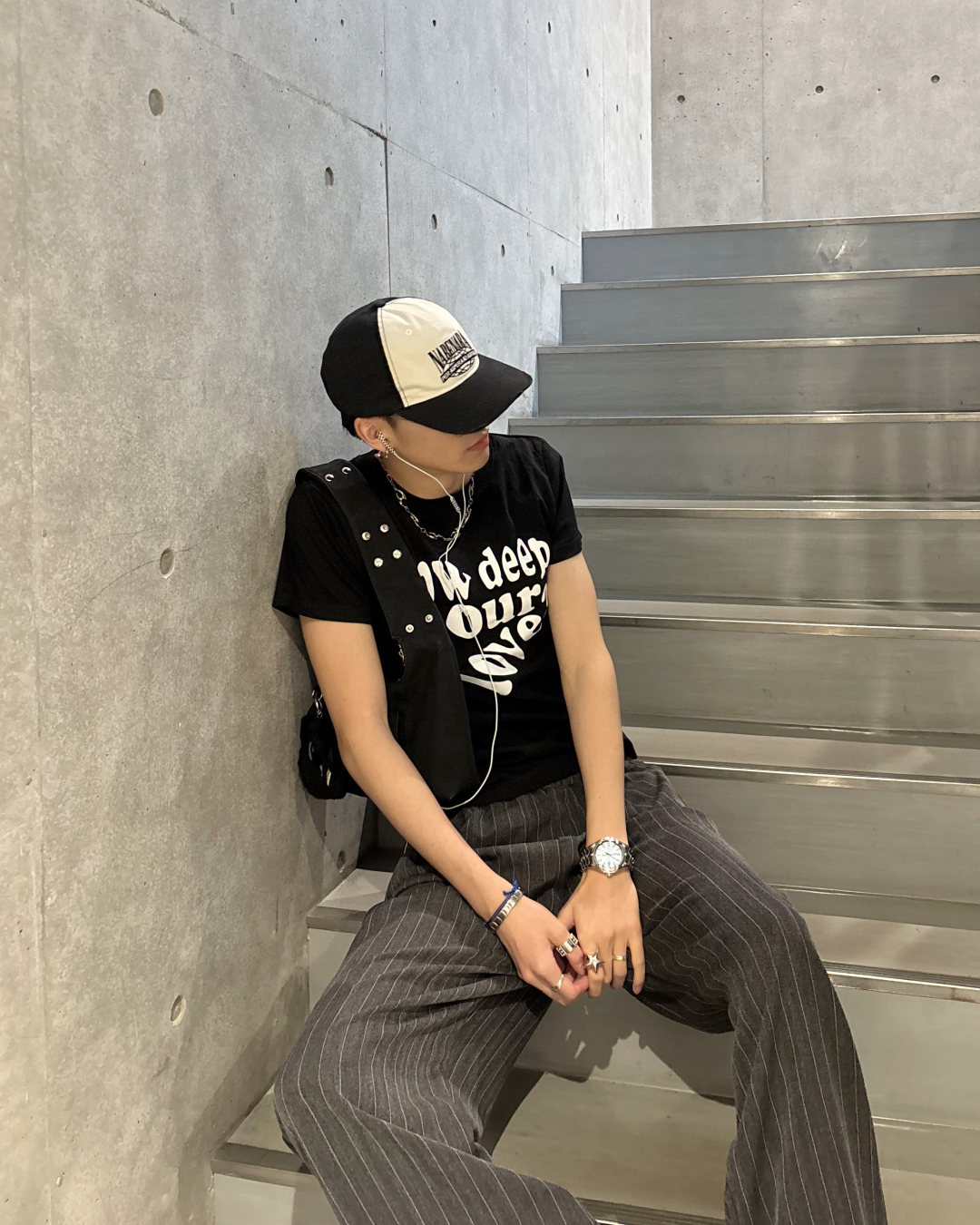 ハートプリントクールTシャツHS0081