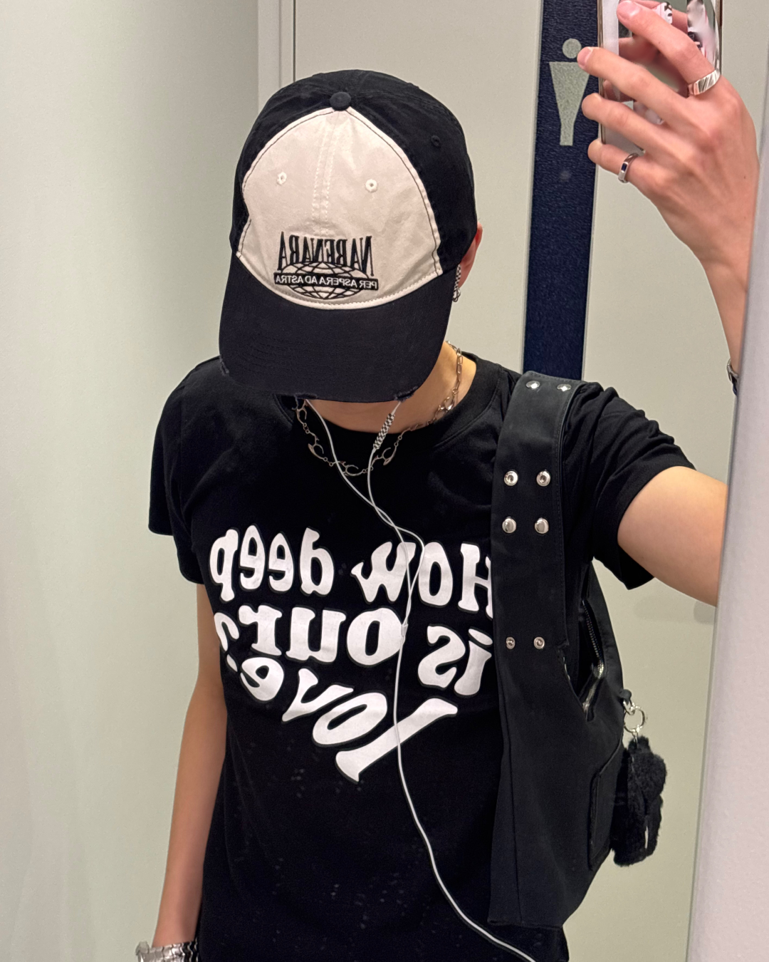 ハートプリントクールTシャツHS0081